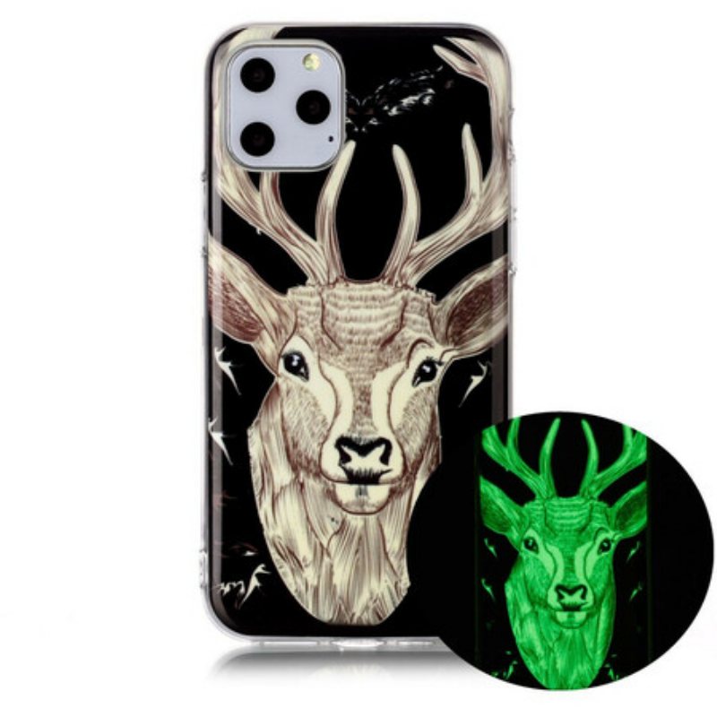 Deksel Til iPhone 11 Pro Fluorescerende Majestic Deer