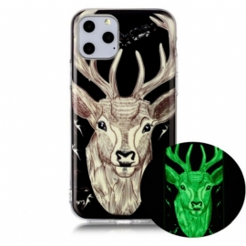 Deksel Til iPhone 11 Pro Fluorescerende Majestic Deer