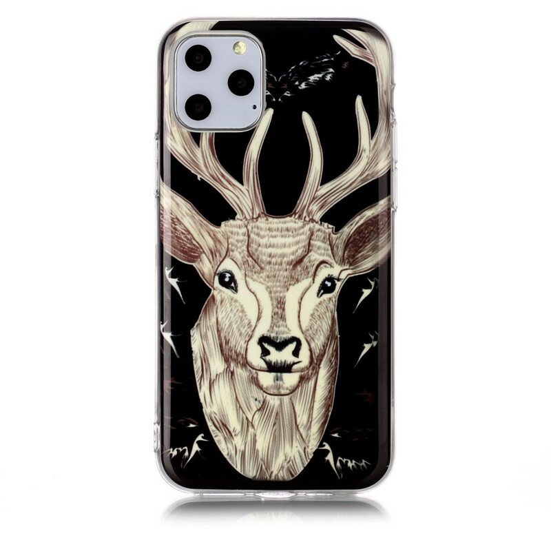 Deksel Til iPhone 11 Pro Fluorescerende Majestic Deer