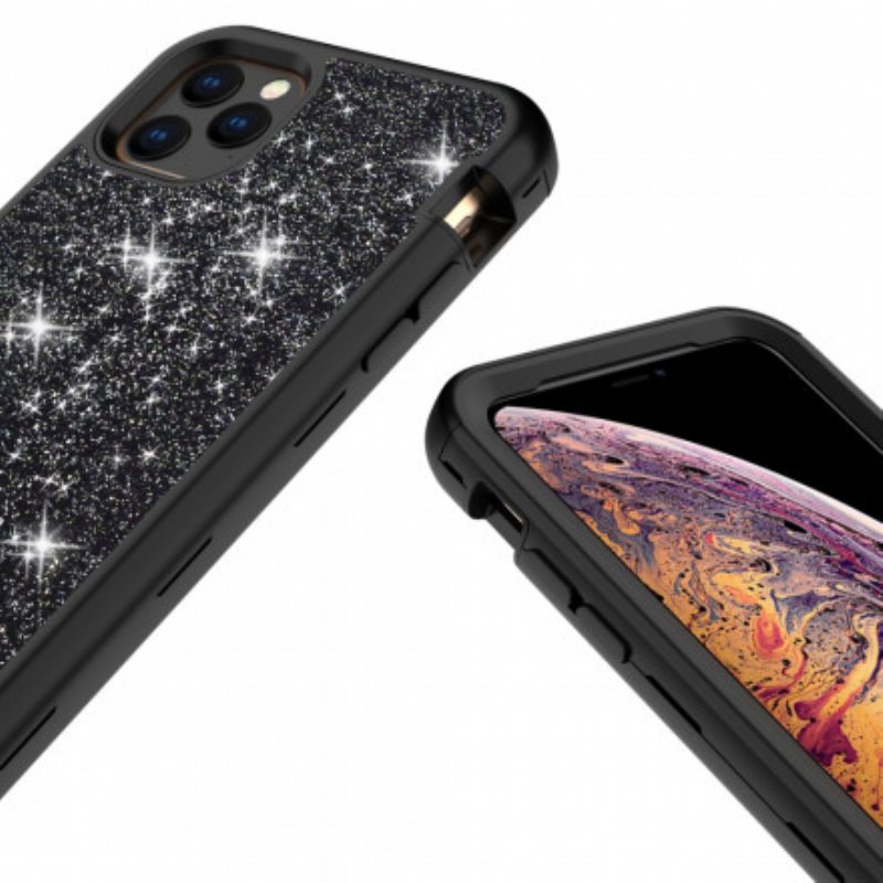 Deksel Til iPhone 11 Pro Glitter Hybrid