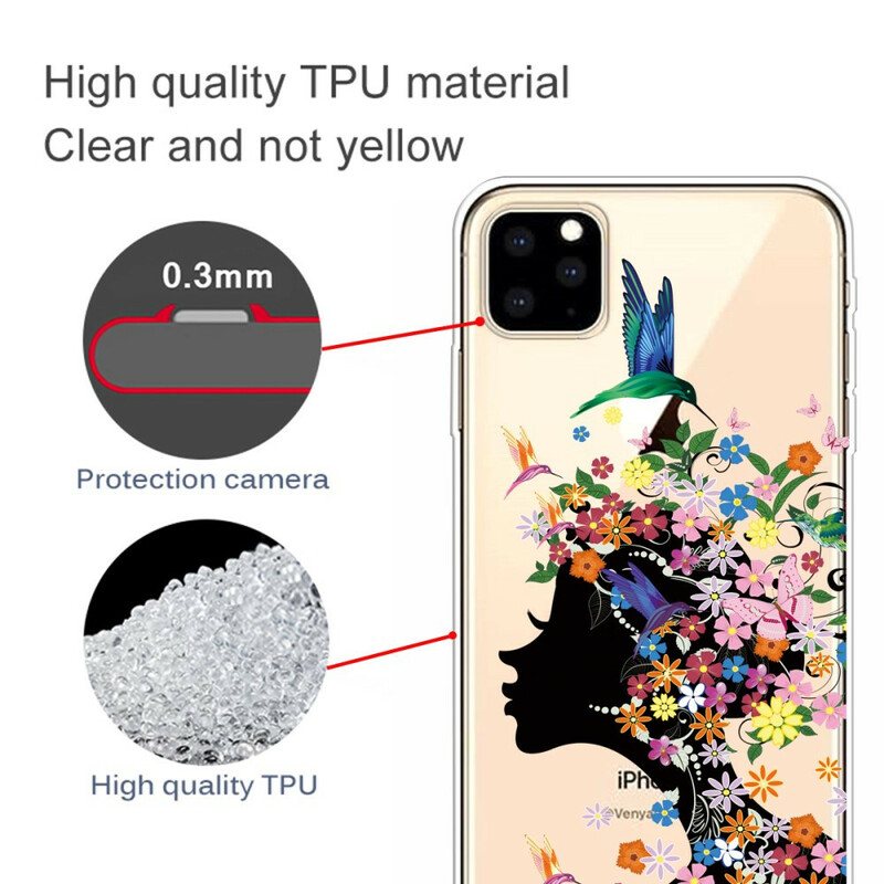 Deksel Til iPhone 11 Pro Pent Blomsterhode