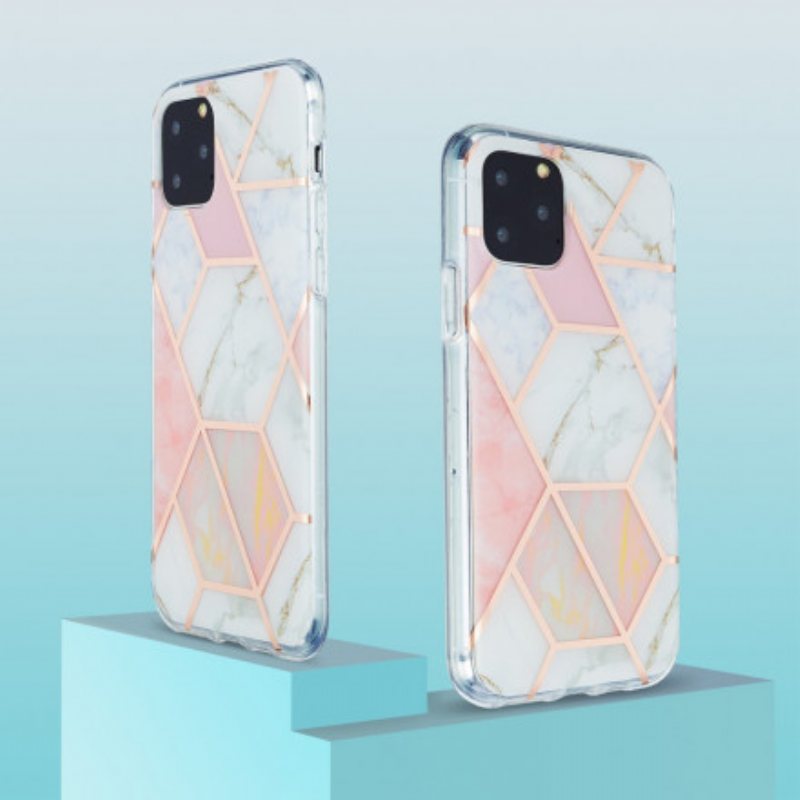 Deksel Til iPhone 11 Pro Prangende Geometrisk Marmor