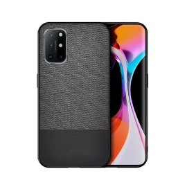 Deksel Til OnePlus 8T Bi-tekstur Kunstskinn