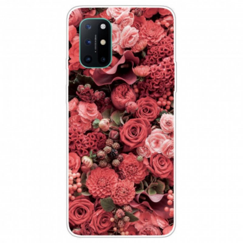 Deksel Til OnePlus 8T Intense Blomster