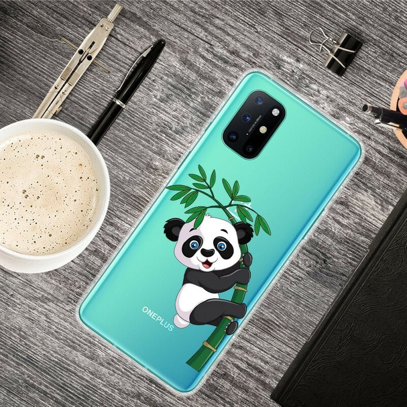 Deksel Til OnePlus 8T Sømløs Panda På Bambus