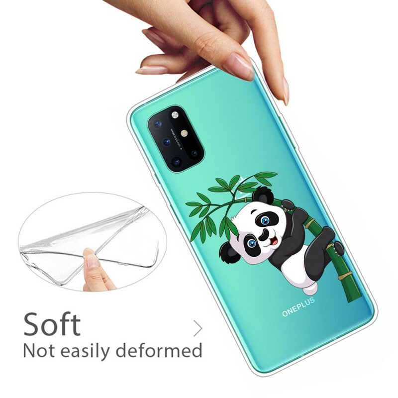 Deksel Til OnePlus 8T Sømløs Panda På Bambus