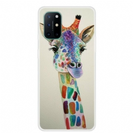 Mobildeksel Til OnePlus 8T Fargerik Giraff