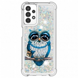 Deksel Til Samsung Galaxy A13 Miss Owl Paljetter