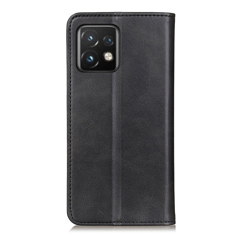 Beskyttelse Deksel Til Motorola Edge 40 Pro Folio Deksel Elegance Split Leather