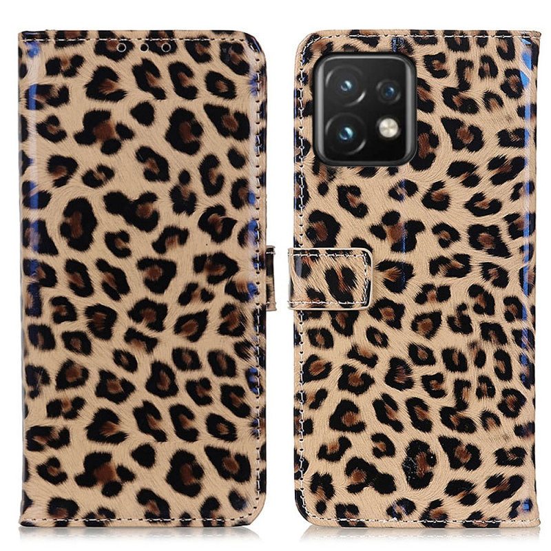 Lærdeksel Til Motorola Edge 40 Pro Leopard