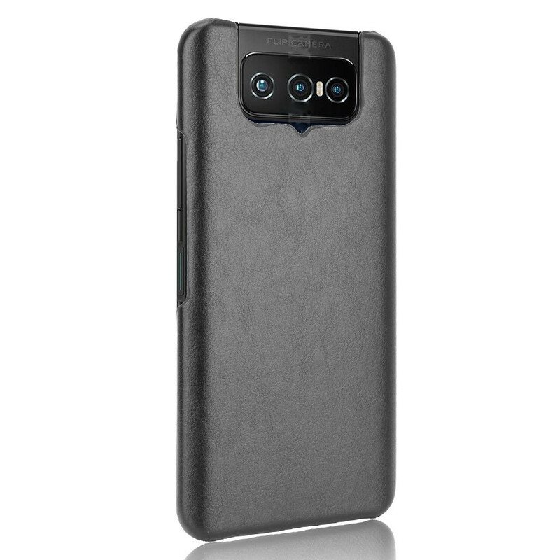 Deksel Til Asus Zenfone 7 / 7 Pro Litchi Skinneffekt