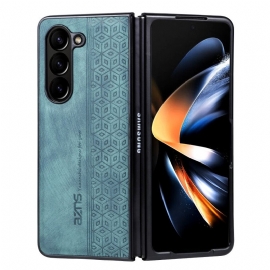 Deksel Samsung Galaxy Z Fold 5 Kunstskinn Azns