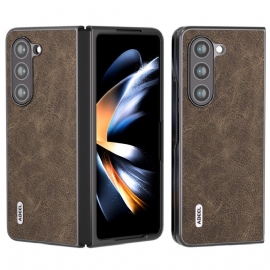 Deksel Samsung Galaxy Z Fold 5 Litchi Kunstskinn Abeel