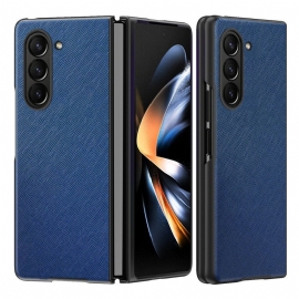 Deksel Samsung Galaxy Z Fold 5 Mobildeksel Skinnstil Med Vevd Effekt