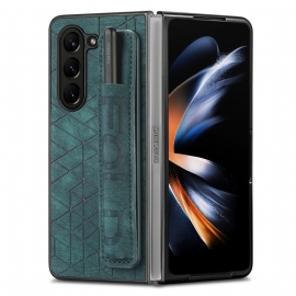 Deksel Samsung Galaxy Z Fold 5 Stylusholder Med Stropp Beskyttelse Deksel