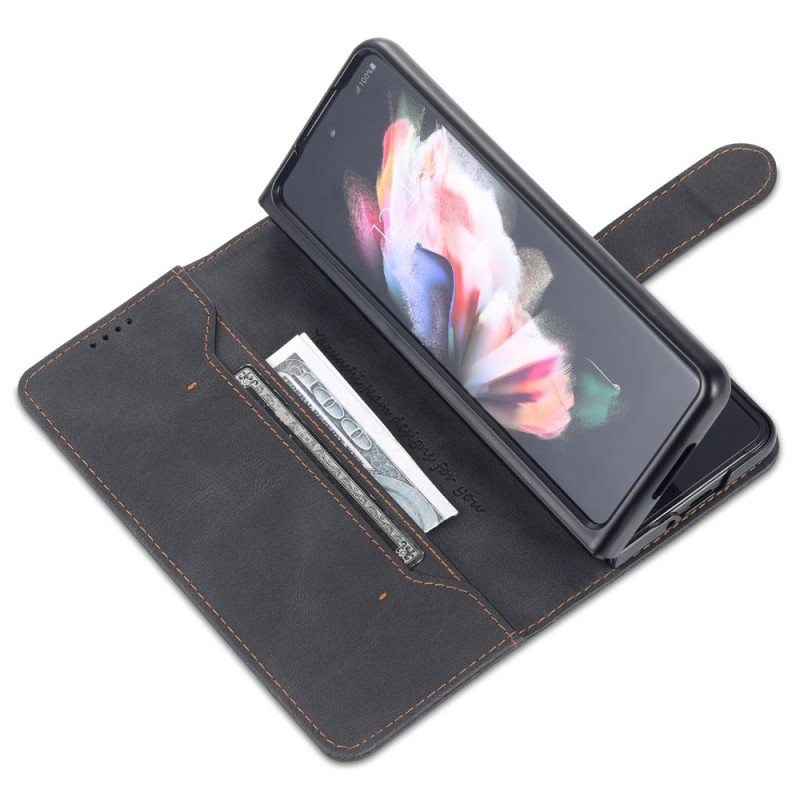 Folio Deksel Samsung Galaxy Z Fold 5 Azns Skinneffekt