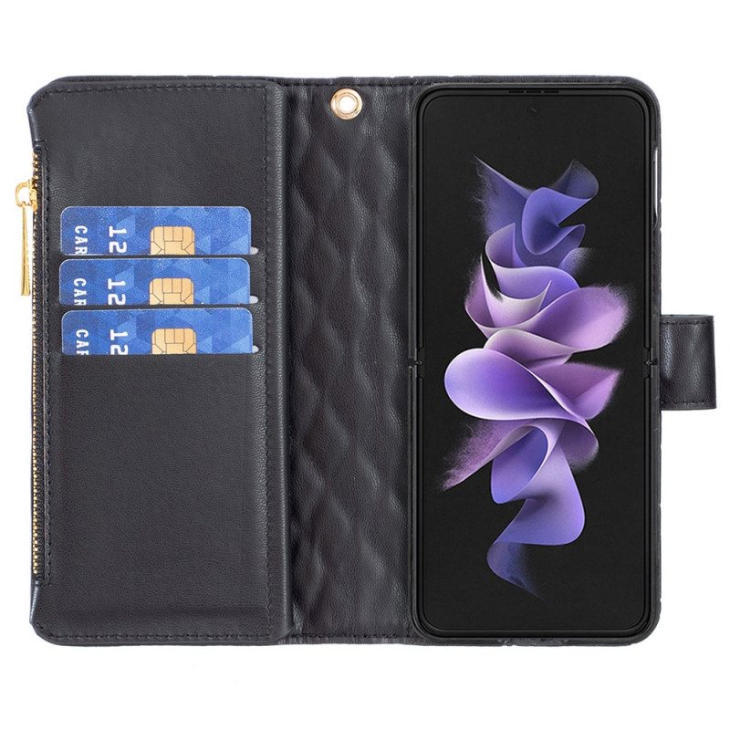 Folio Deksel Samsung Galaxy Z Fold 5 Binfen Fargestil Quiltet