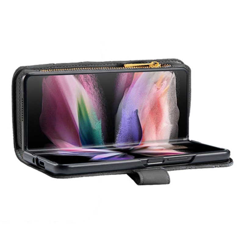 Folio Deksel Samsung Galaxy Z Fold 5 Binfen Fargestil Quiltet