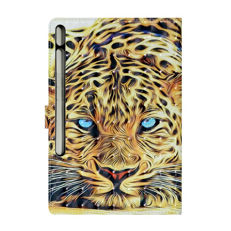 Folio Deksel Til Samsung Galaxy Tab S8 Plus / Tab S7 Plus Tiger Art