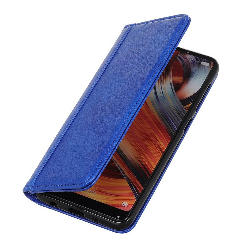 Beskyttelse Deksel Til Xiaomi Redmi 9C Folio Deksel Litchi Split Leather Charm