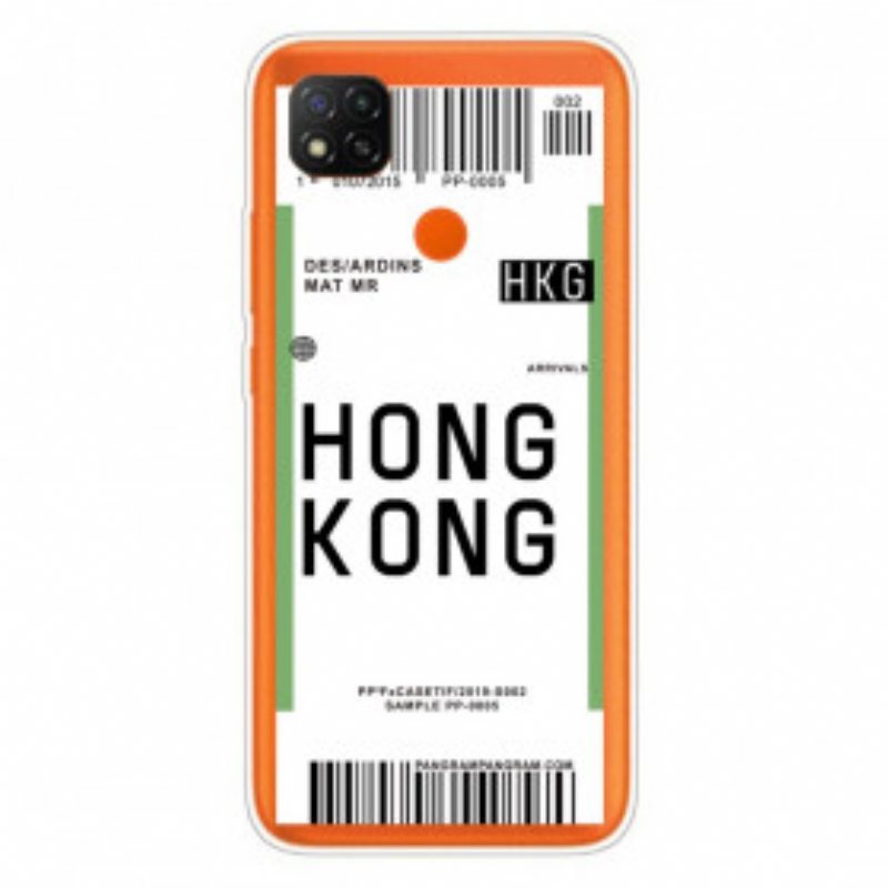 Deksel Til Xiaomi Redmi 9C Boardingkort Til Hong Kong