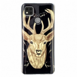 Deksel Til Xiaomi Redmi 9C Fluorescerende Majestic Deer