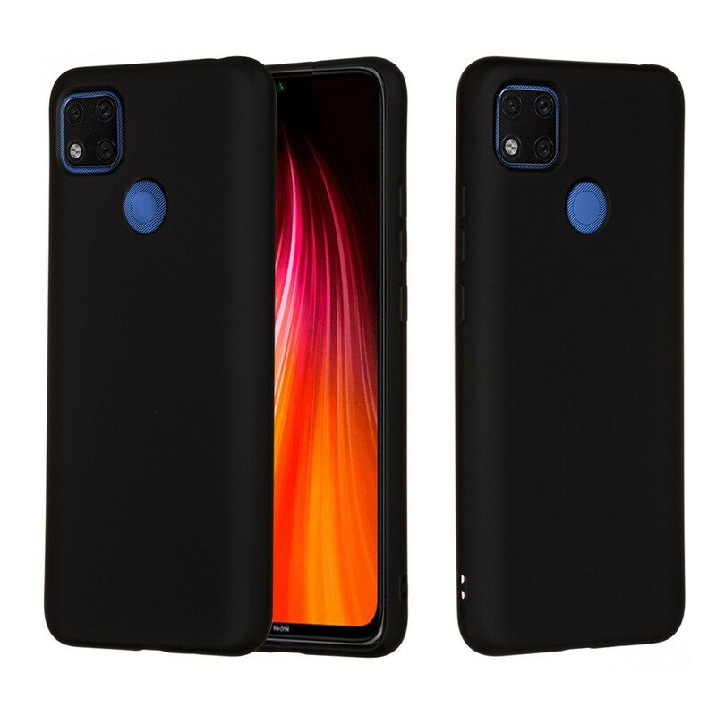 Deksel Til Xiaomi Redmi 9C Flytende Silikon Med Snor