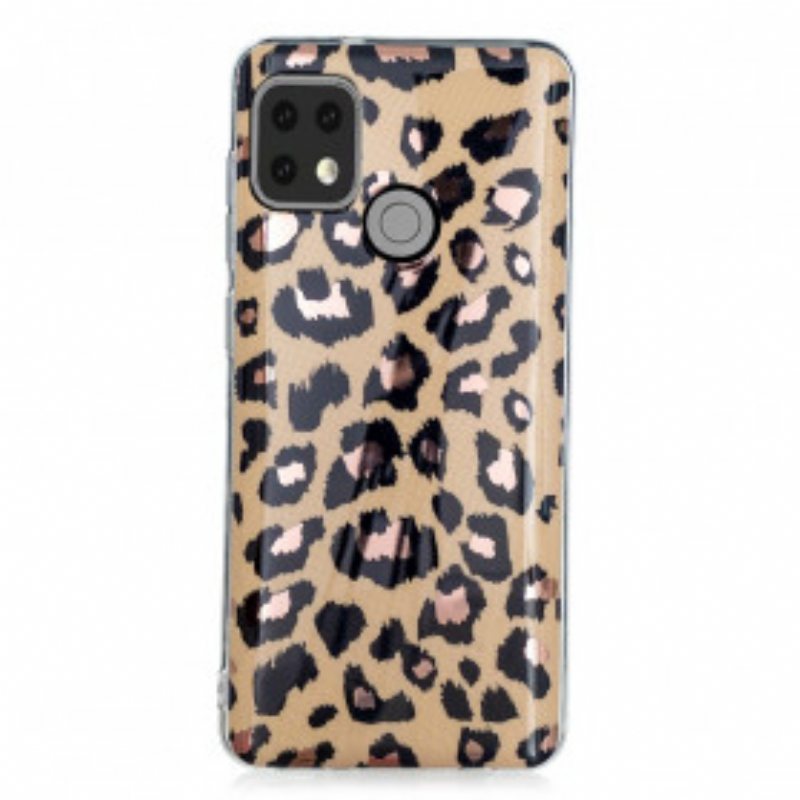 Deksel Til Xiaomi Redmi 9C Marmor I Leopardstil