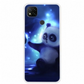 Deksel Til Xiaomi Redmi 9C Panda I Verdensrommet