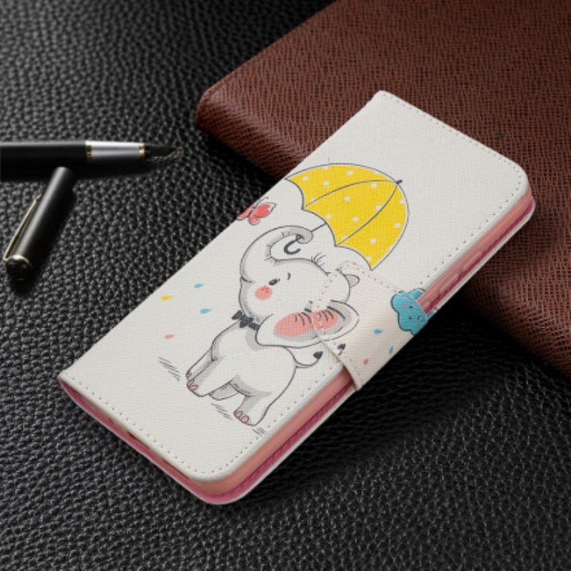 Folio Deksel Til Xiaomi Redmi 9C Baby Elefant