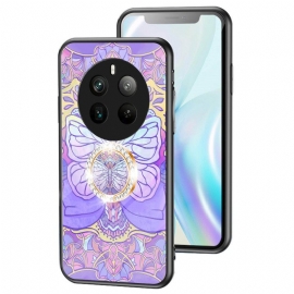 Deksel Realme 12 Pro / 12 Pro Plus Mobildeksel Ring-støtte Butterfly Series I Herdet Glass