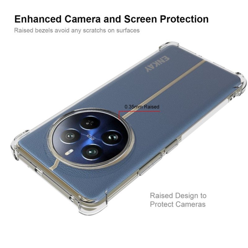 Deksel Realme 12 Pro / 12 Pro Plus Transparent Forsterket Enkay