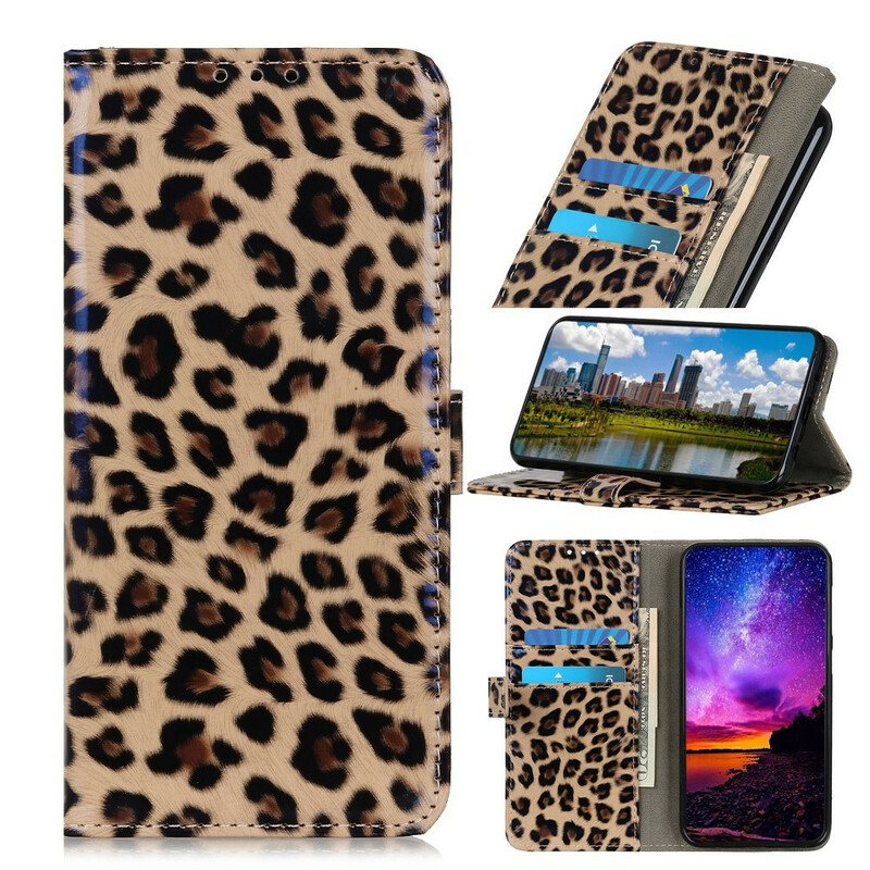 Folio Deksel Til iPhone 11 Pro Max Leopard