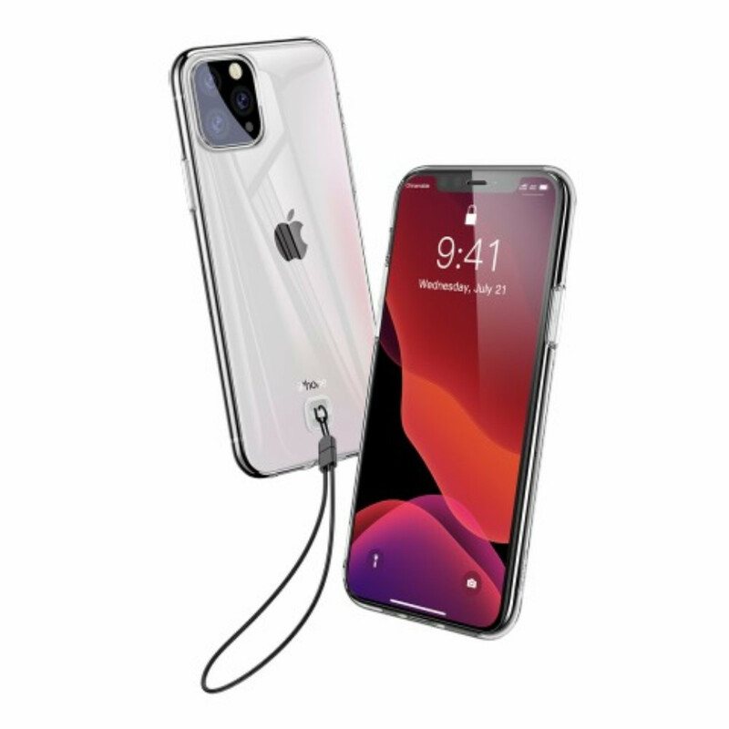 Mobildeksel Til iPhone 11 Pro Max Med Kjede Baseus Transparent Strappy