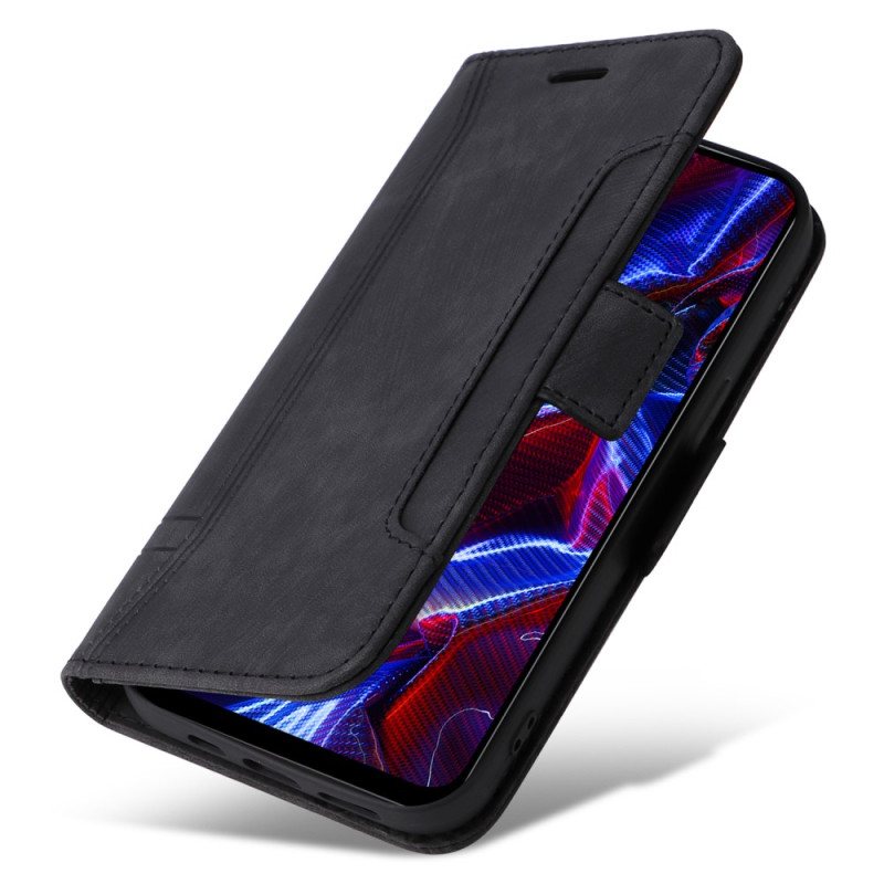 Folio Deksel Til Xiaomi Redmi Note 12 5G Betopnice Fremre Kortholder