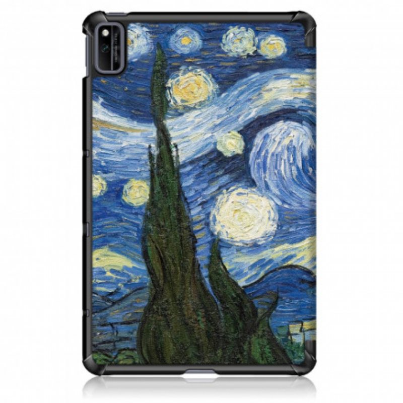 Beskyttelse Deksel Til Huawei MatePad New Forbedret The Starry Night