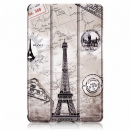 Beskyttelse Deksel Til Huawei MatePad New Forsterket Retro Eiffeltårnet