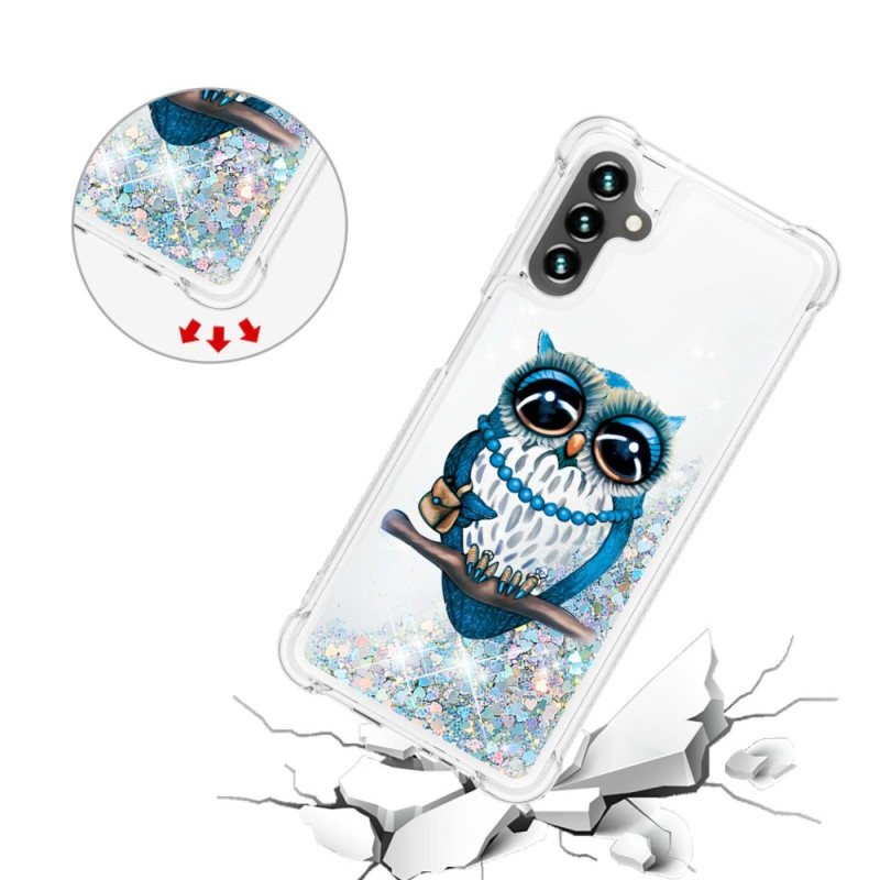 Mobildeksel Til Samsung Galaxy A54 5G Paljetter Miss Owl