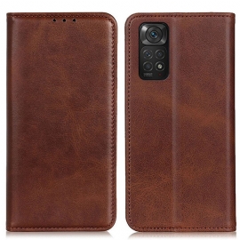 Beskyttelse Deksel Til Xiaomi Redmi Note 11 / 11S Folio Deksel Elegance Split Leather