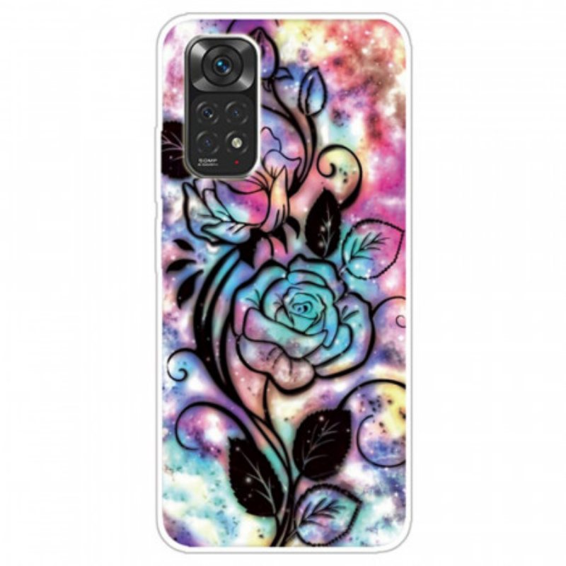 Deksel Til Xiaomi Redmi Note 11 / 11S Blomsterdesign