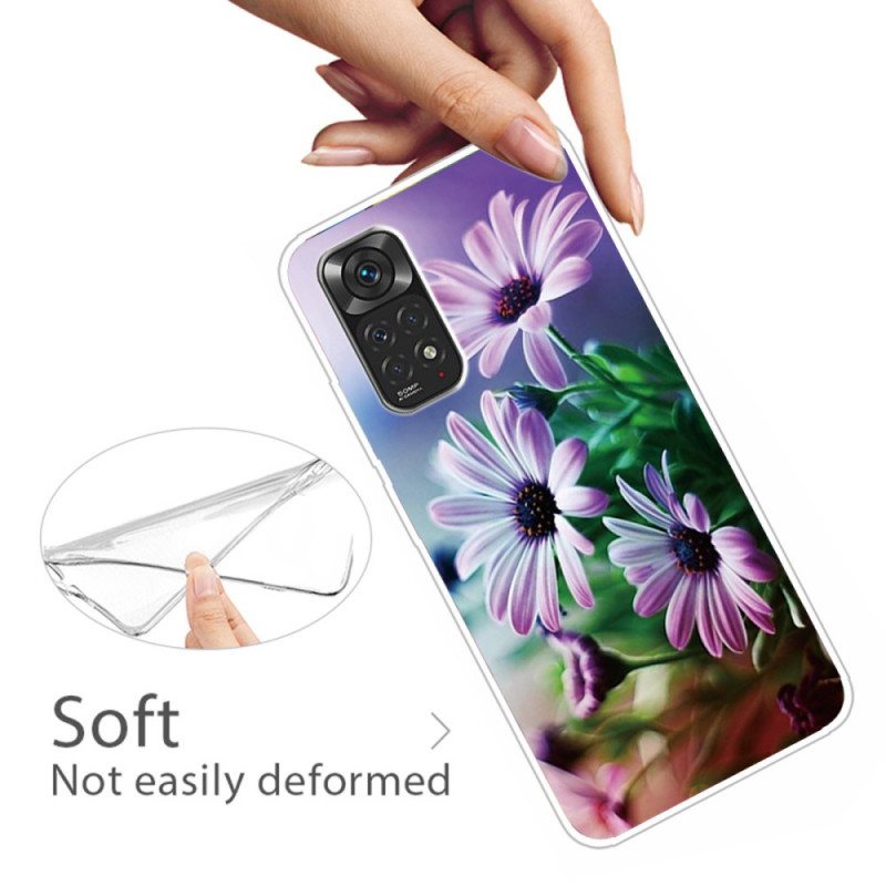 Deksel Til Xiaomi Redmi Note 11 / 11S Realistiske Blomster