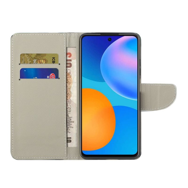 Folio Deksel Til Xiaomi Redmi Note 11 / 11S Neon Sommerfugler