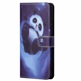 Folio Deksel Til Xiaomi Redmi Note 11 / 11S Panda Space