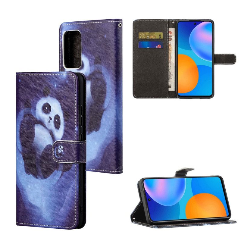 Folio Deksel Til Xiaomi Redmi Note 11 / 11S Panda Space