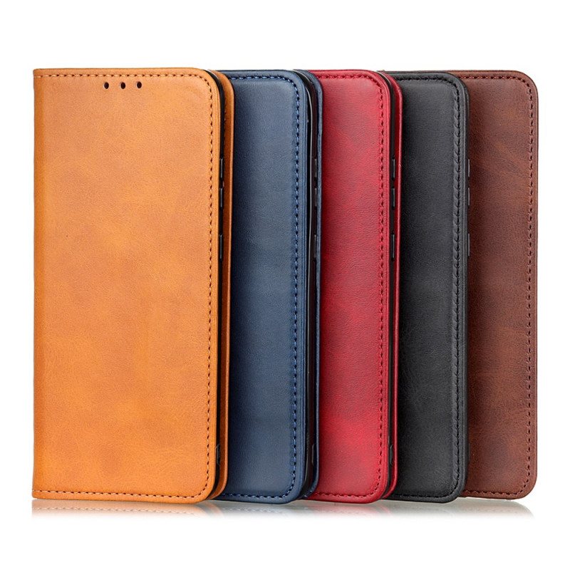 Beskyttelse Deksel Til Samsung Galaxy S22 Plus 5G Folio Deksel Elegance Split Leather