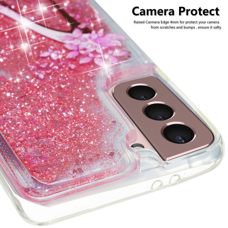 Deksel Til Samsung Galaxy S22 Plus 5G Glitter Pumpe