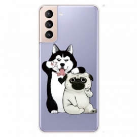 Deksel Til Samsung Galaxy S22 Plus 5G Morsomme Hunder