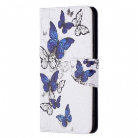 Folio Deksel Til Samsung Galaxy S22 Plus 5G Butterflies Kings