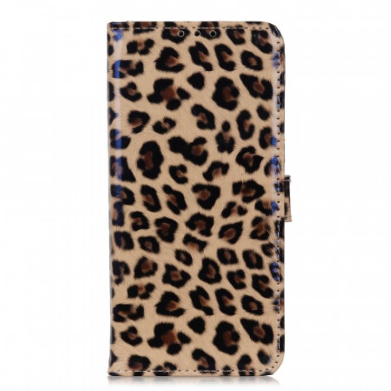 Folio Deksel Til Samsung Galaxy S22 Plus 5G Leopard