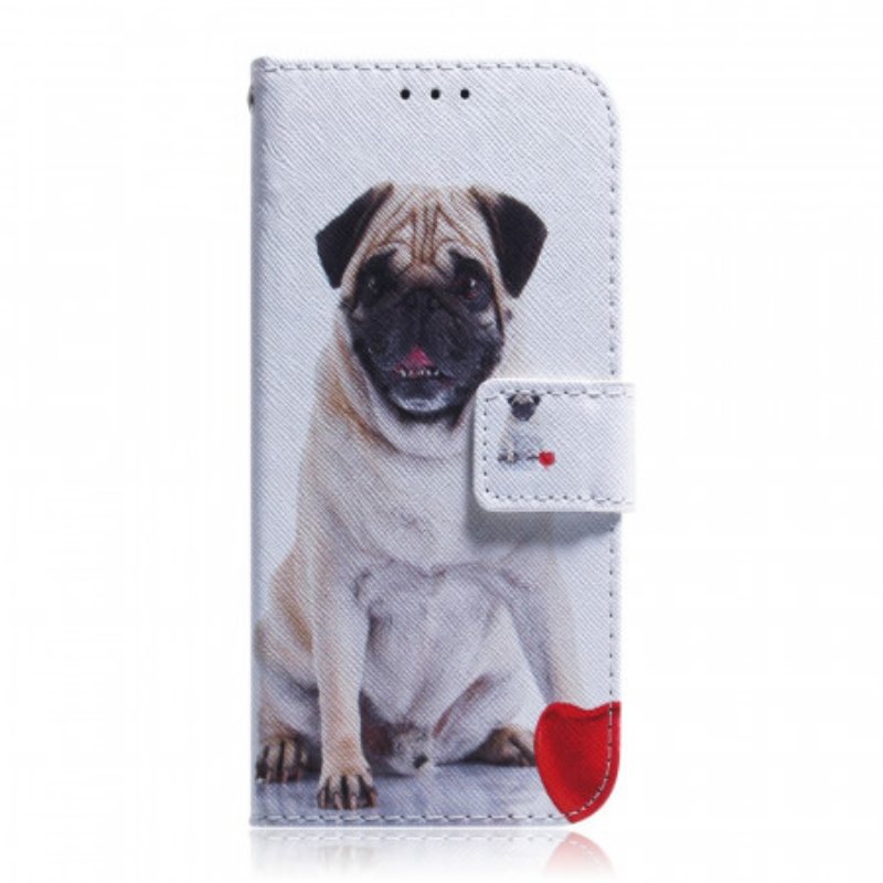 Folio Deksel Til Samsung Galaxy S22 Plus 5G Mops Hund